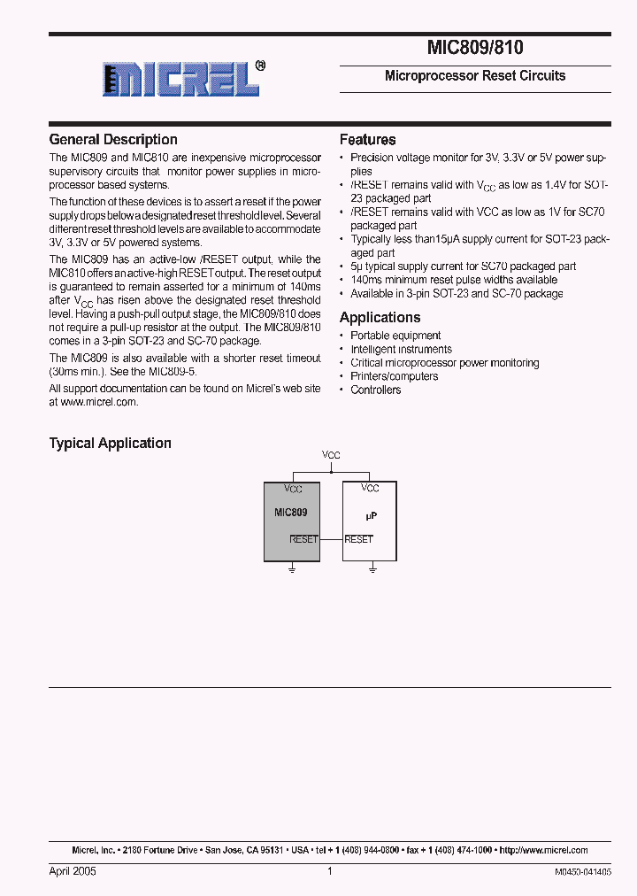 MIC809TYC3_4156881.PDF Datasheet