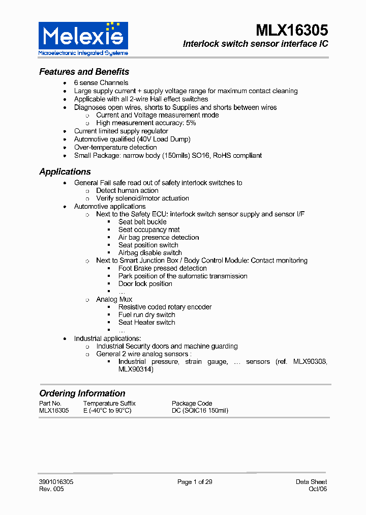 MLX16305_4141782.PDF Datasheet
