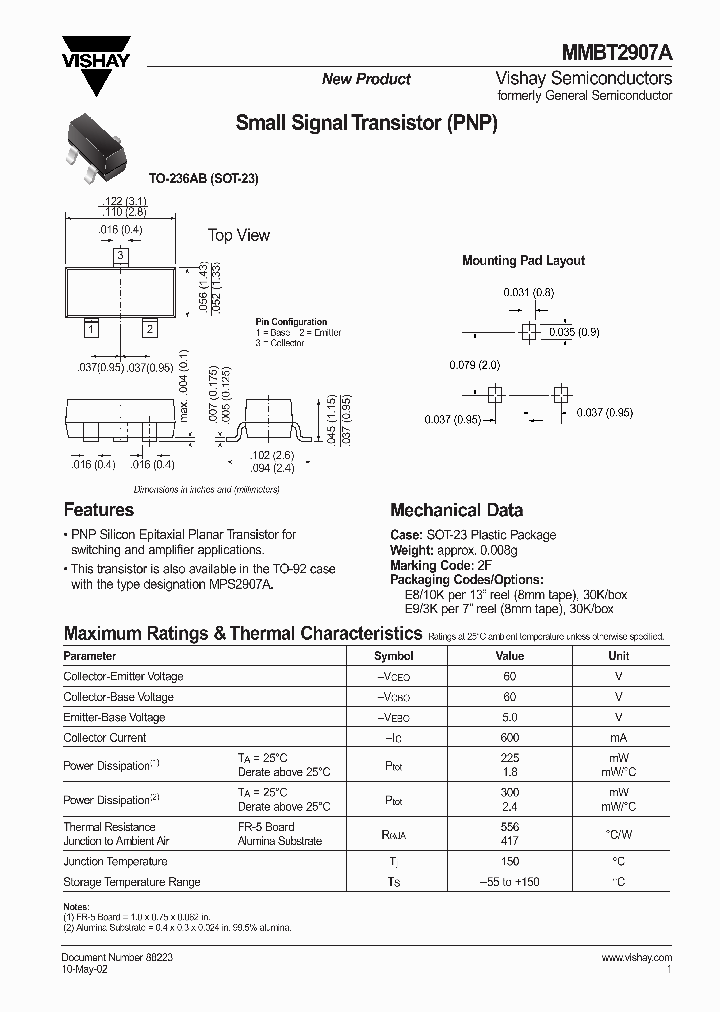 MMBT2907A_4146110.PDF Datasheet