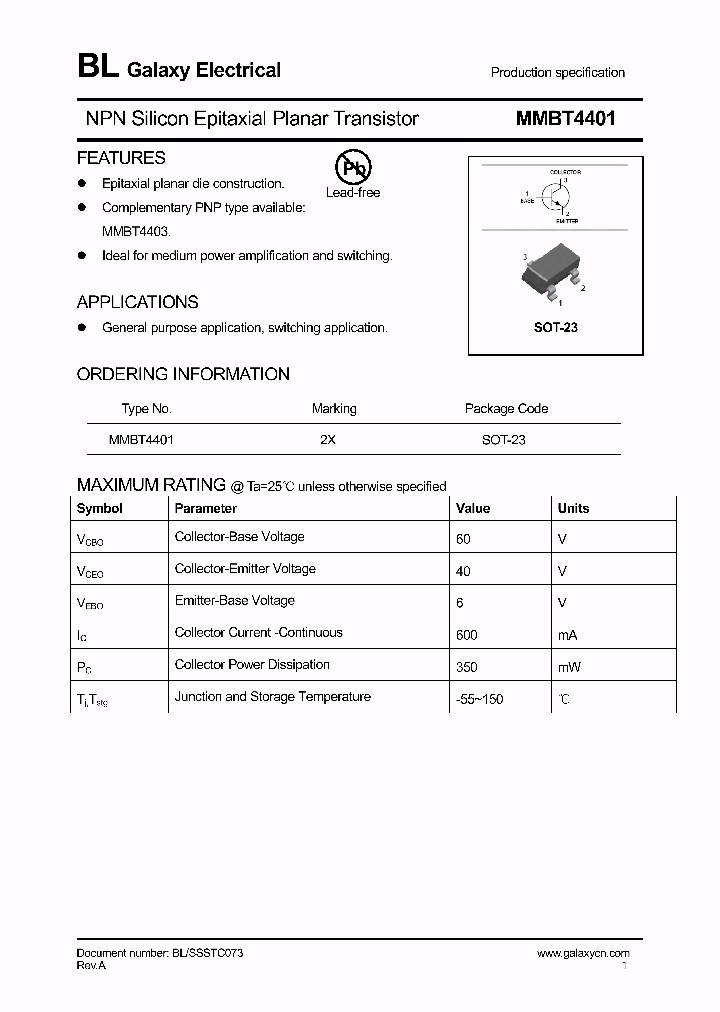 MMBT4401_4161613.PDF Datasheet