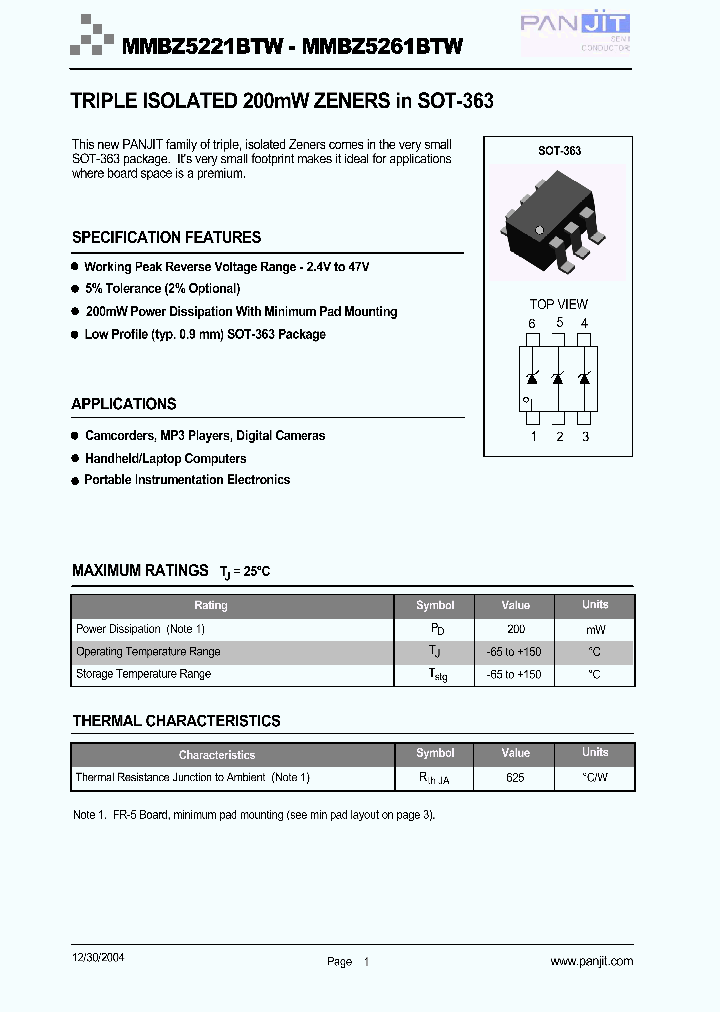 MMBZ5224BTW_4120329.PDF Datasheet