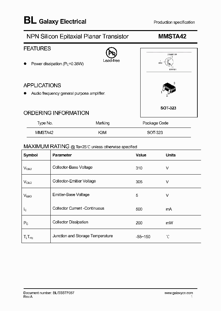 MMSTA42_4150966.PDF Datasheet