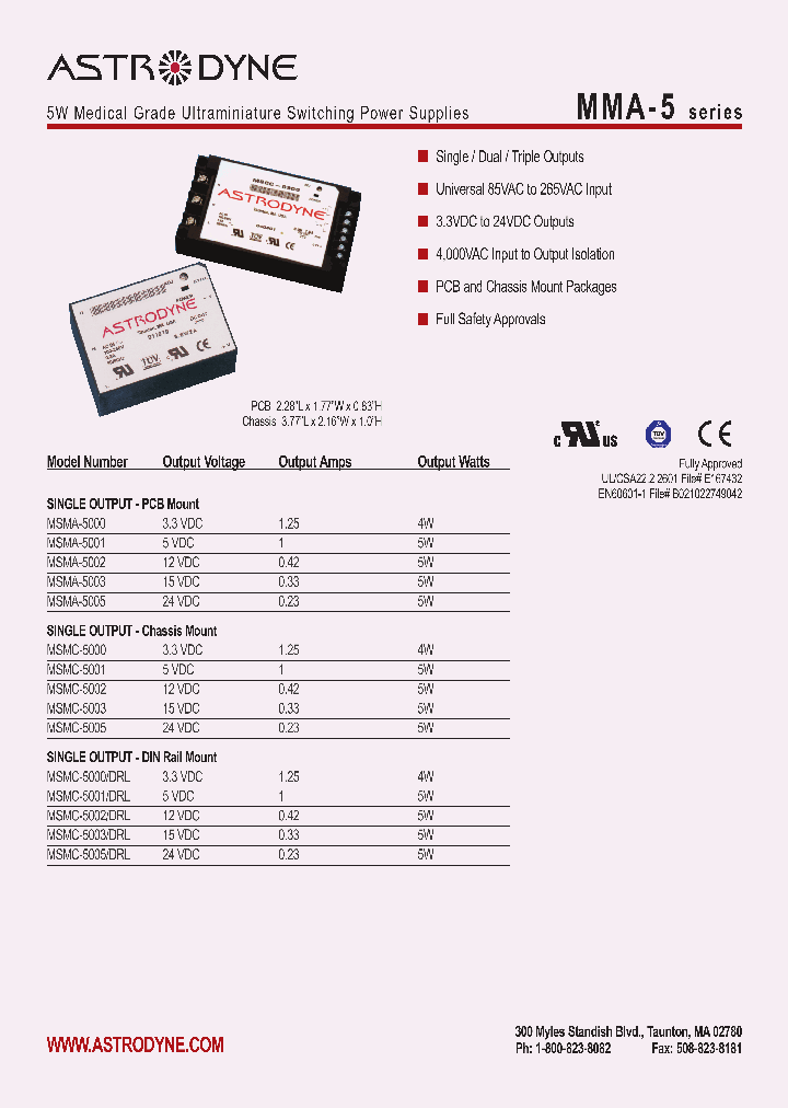 MSMA-5000_4134072.PDF Datasheet