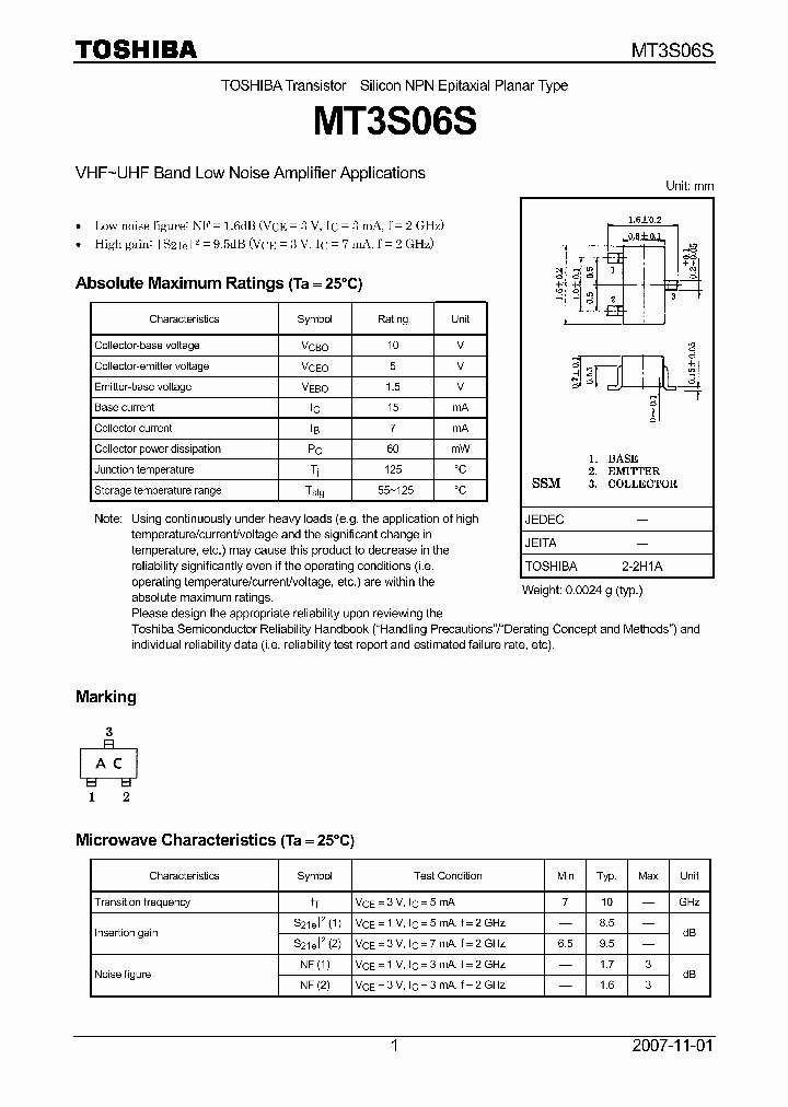 MT3S06S07_4125515.PDF Datasheet