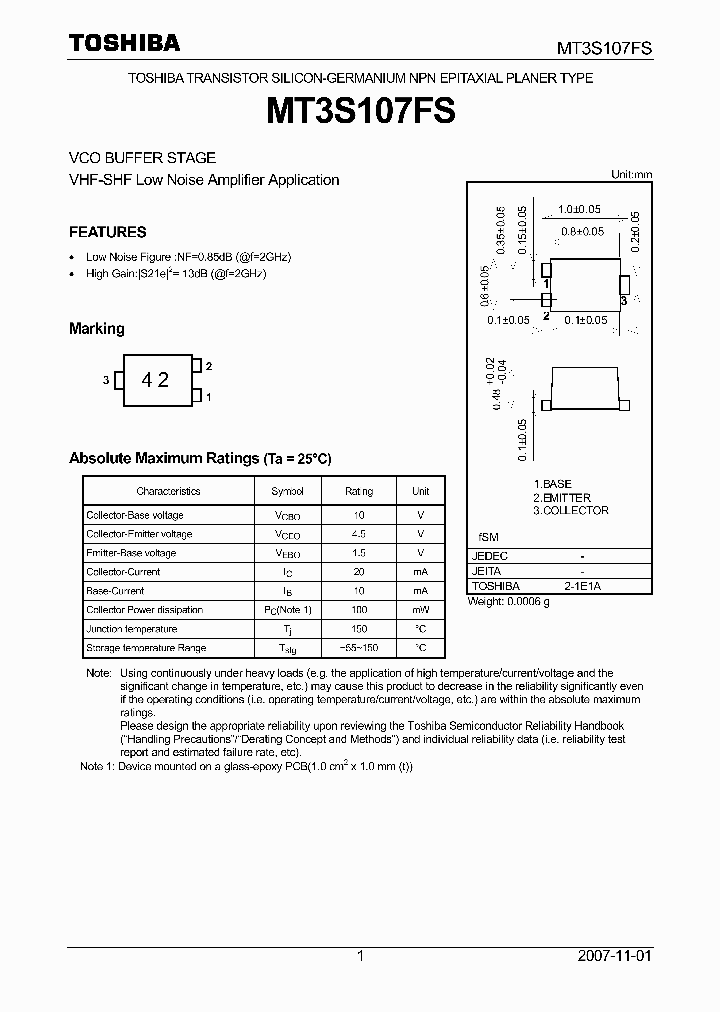 MT3S107FS_4125511.PDF Datasheet