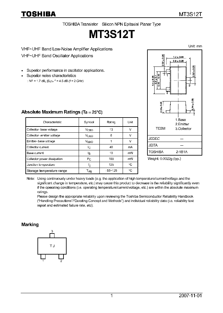 MT3S12T_4125507.PDF Datasheet