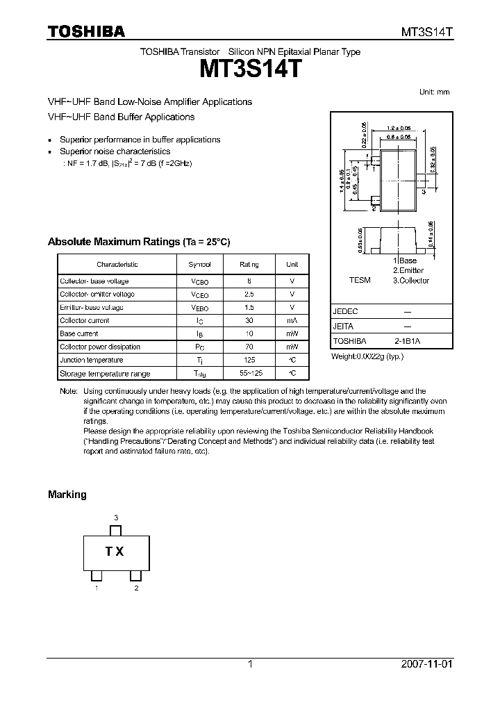 MT3S14T_4125505.PDF Datasheet