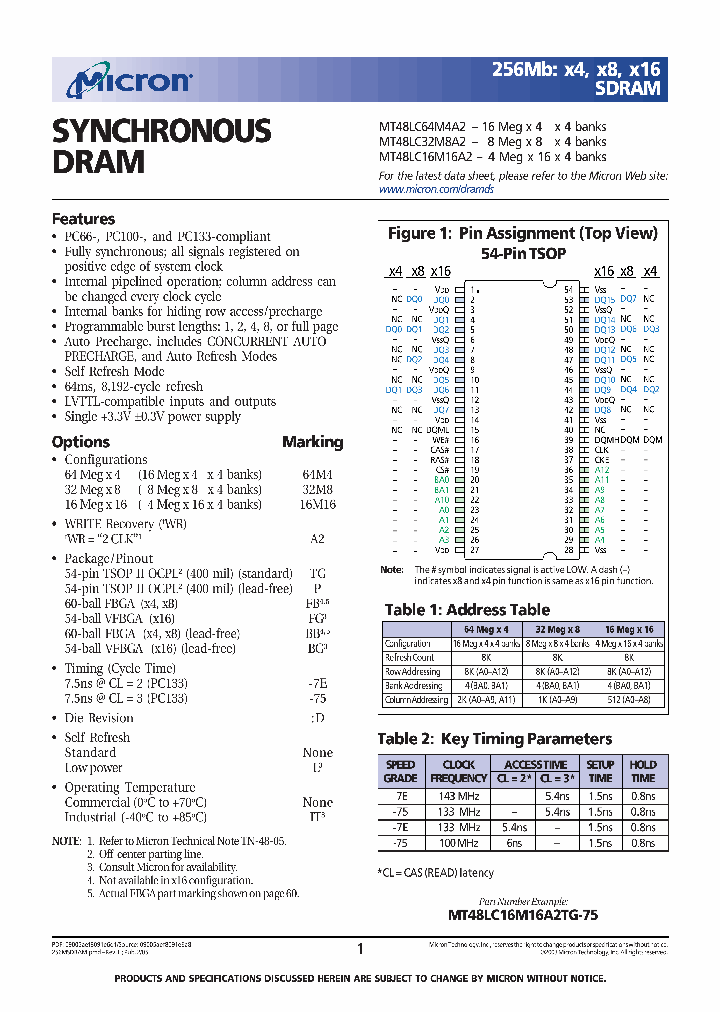 MT48LC64M4A203_4155486.PDF Datasheet