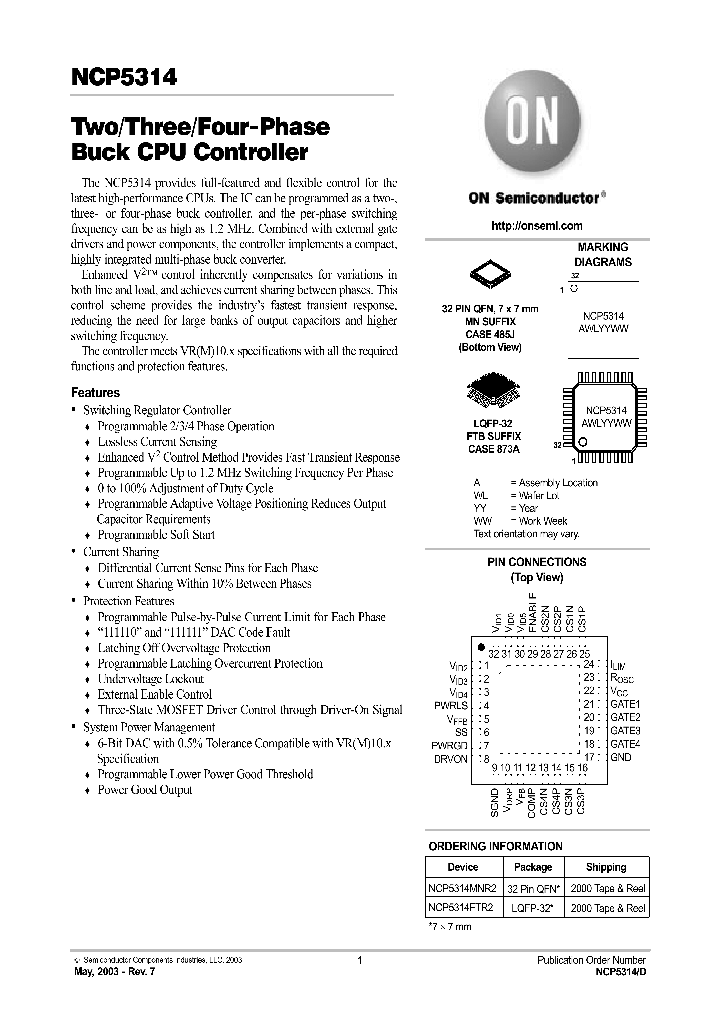 NCP5314_4107250.PDF Datasheet