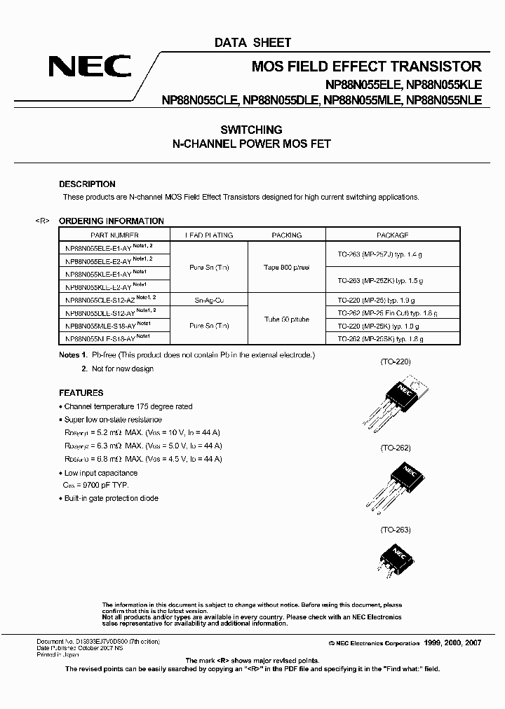 NP88N055CLE_4113114.PDF Datasheet