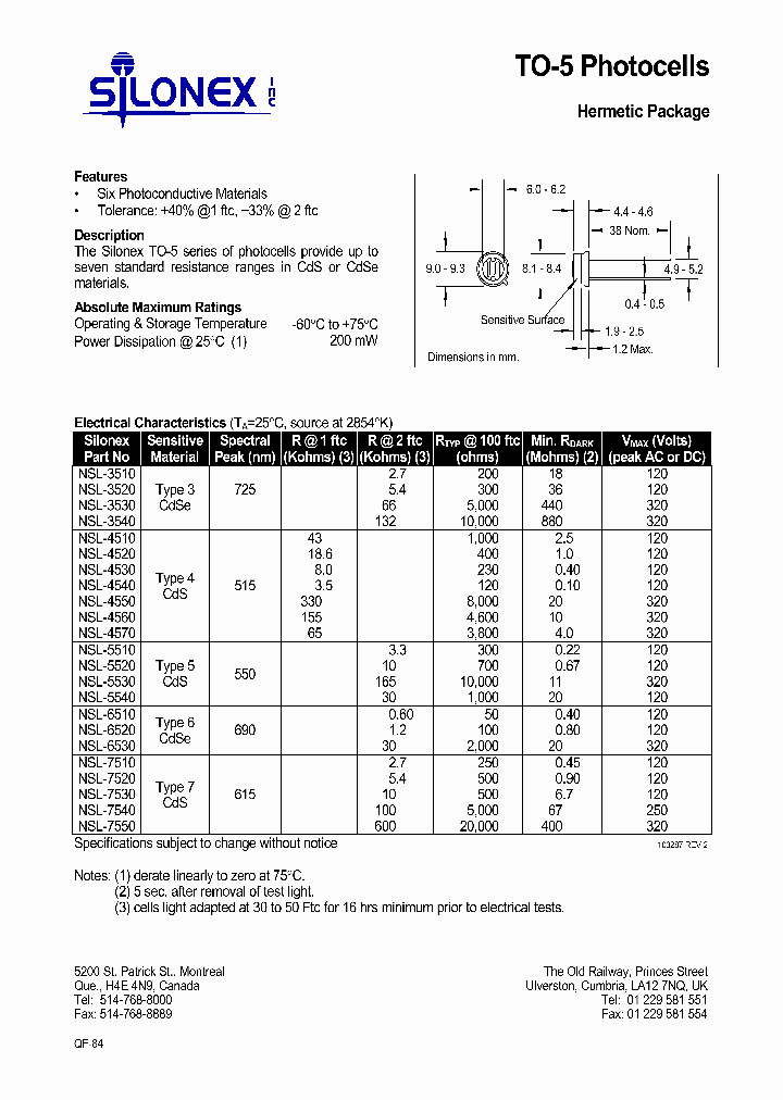 NSL-4540_4123678.PDF Datasheet