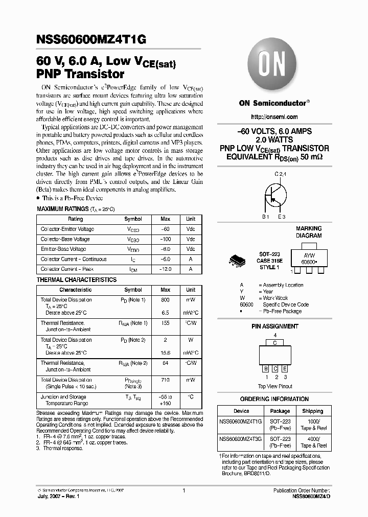NSS60600MZ4T1G_4161949.PDF Datasheet
