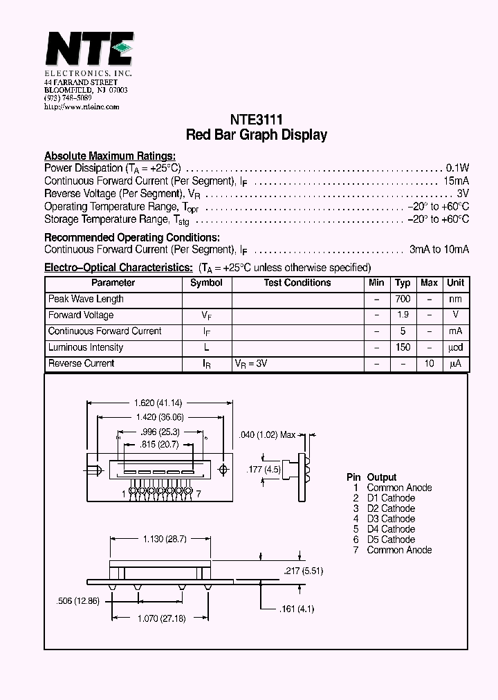 NTE3111_4157894.PDF Datasheet