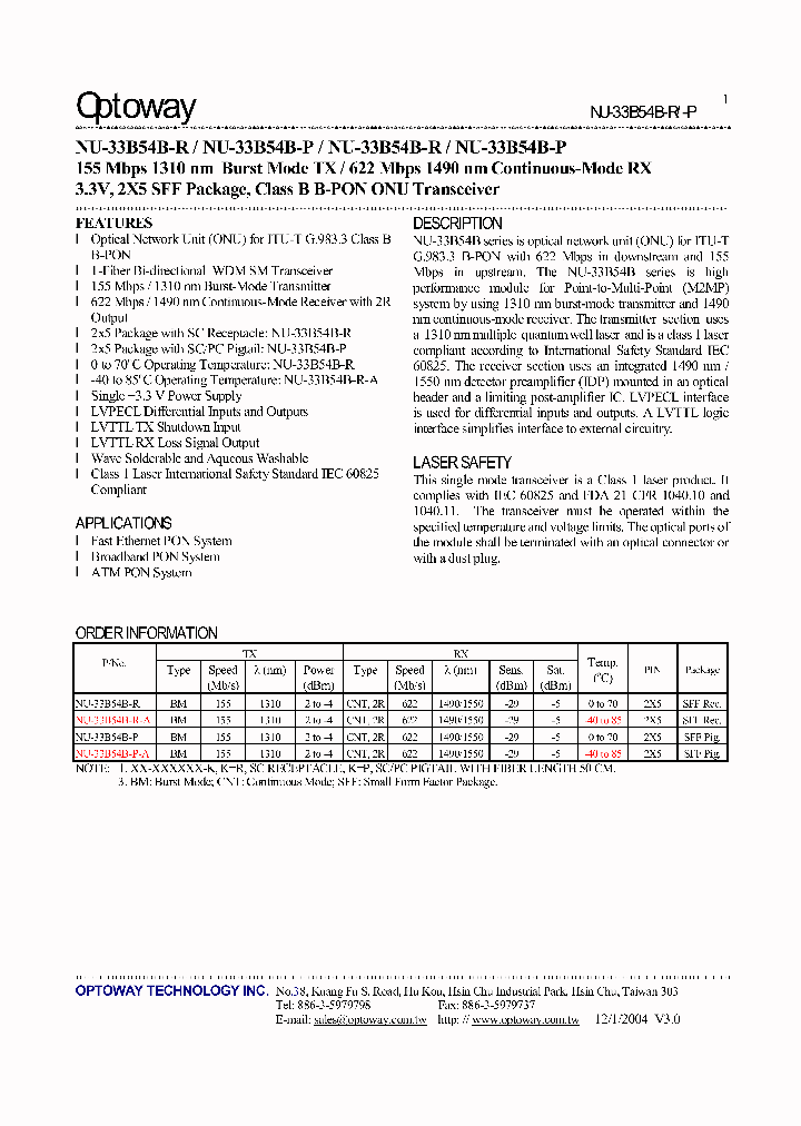 NU-33B54B-R-A_4118603.PDF Datasheet