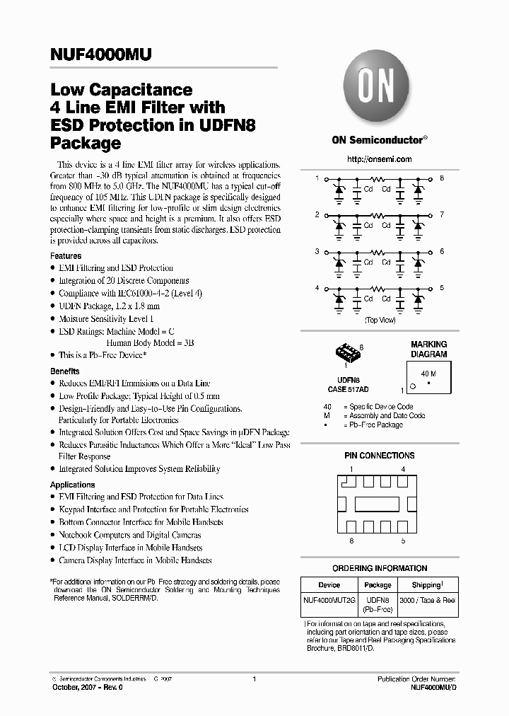NUF4000MUT2G_4132343.PDF Datasheet