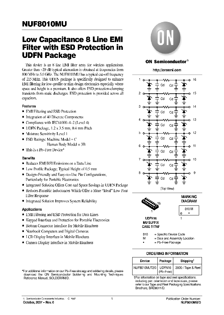 NUF8010MU_4132336.PDF Datasheet