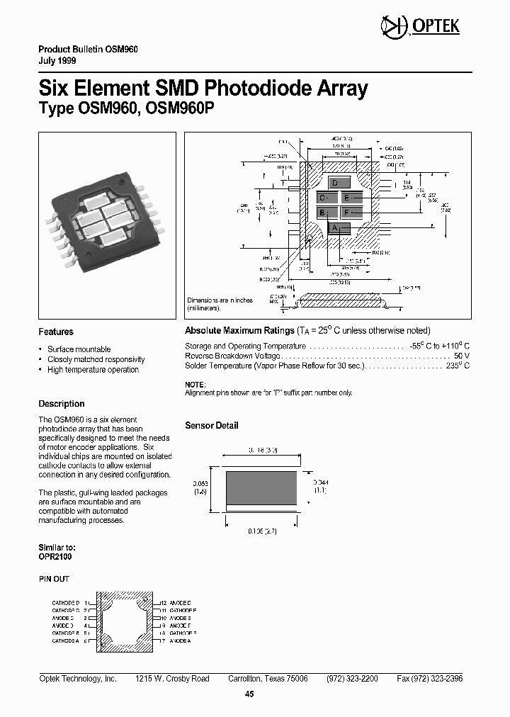 OSM960_4145264.PDF Datasheet
