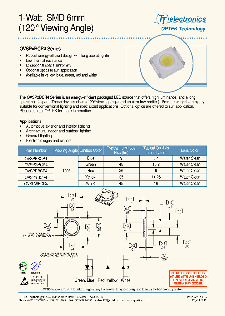 OVSPBBCR4_4159786.PDF Datasheet