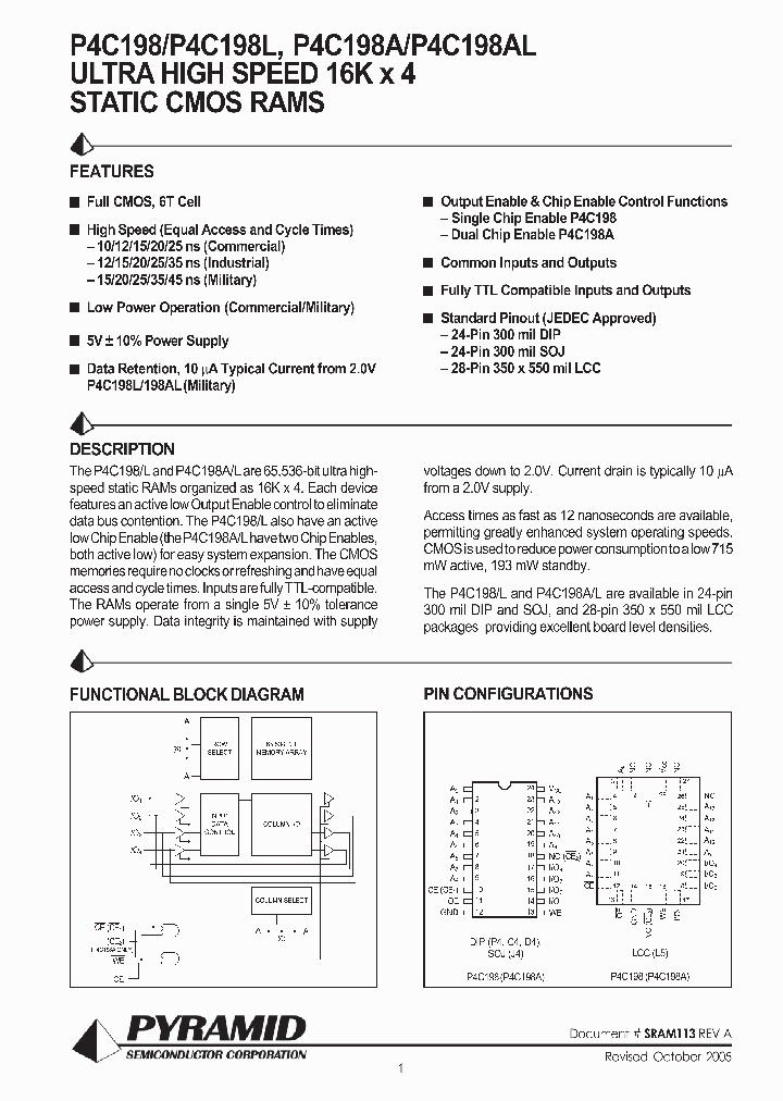 P4C198-15JC_4110703.PDF Datasheet