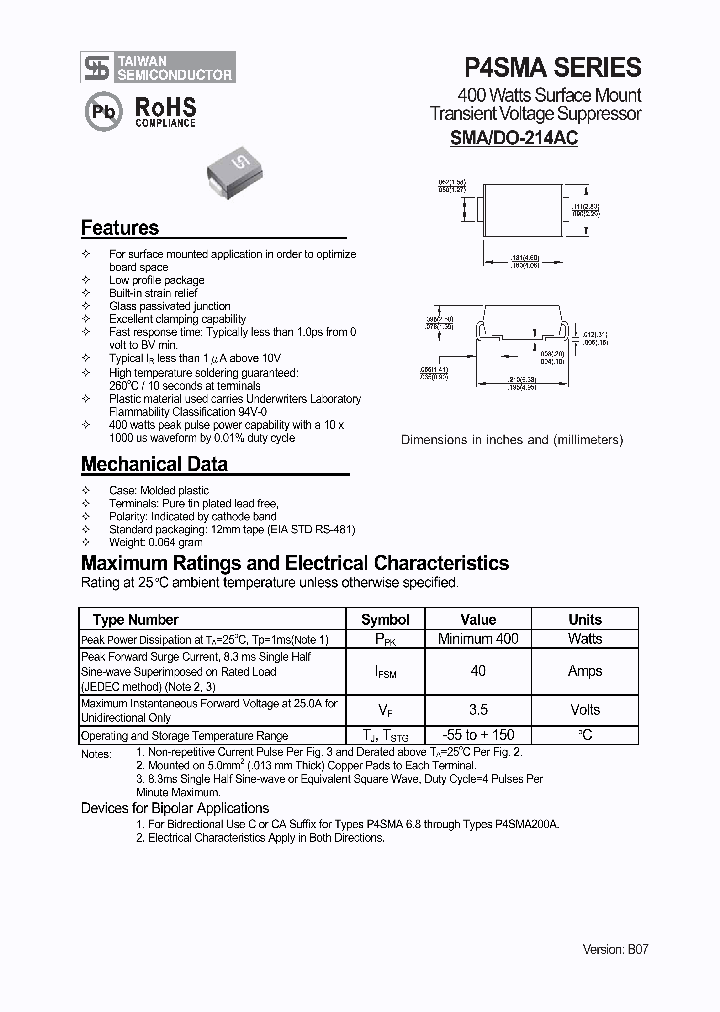 P4SMA200A_4154981.PDF Datasheet