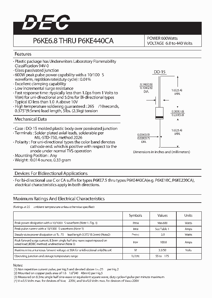 P6KE36_4147228.PDF Datasheet