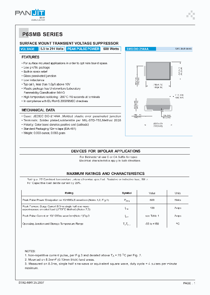 P6SMB68_4100664.PDF Datasheet