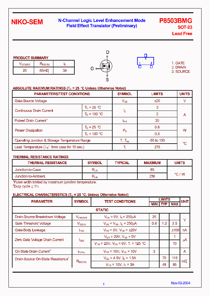 P8503BMG_4121205.PDF Datasheet