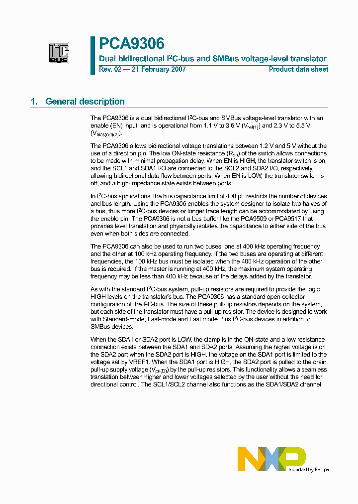 PCA9306_4108597.PDF Datasheet