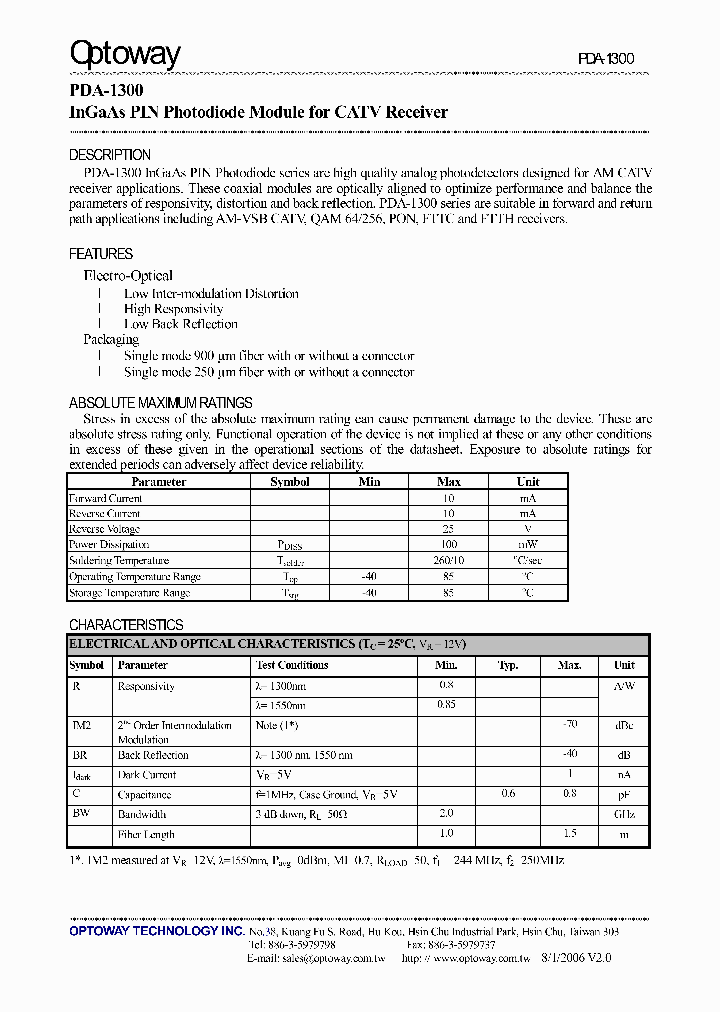 PDA-1301A-VFA_4118260.PDF Datasheet