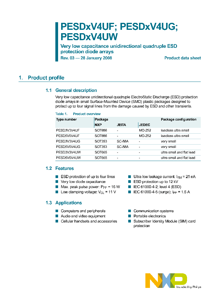 PESDXV4UF_4135643.PDF Datasheet