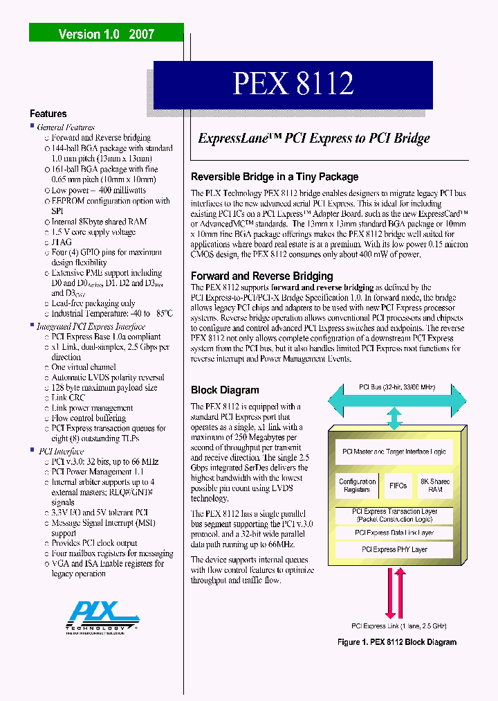 PEX8112RDK-F_4128123.PDF Datasheet