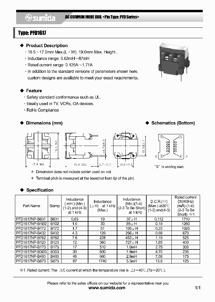 PFD1617_4116016.PDF Datasheet
