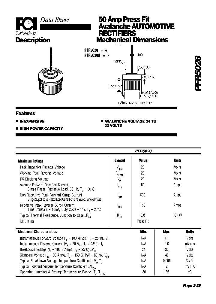 PFR5028_4117637.PDF Datasheet