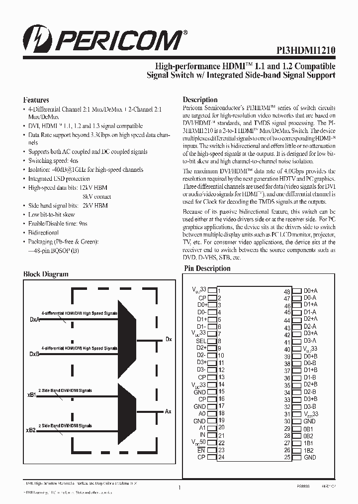 PI3HDMI1210_4149067.PDF Datasheet