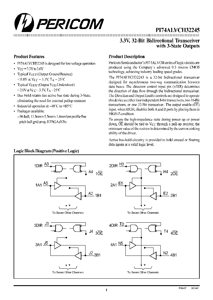 PI74ALVCH32245_4110609.PDF Datasheet