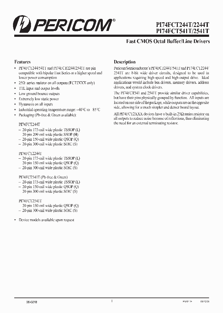 PI74FCT244THE_4161555.PDF Datasheet