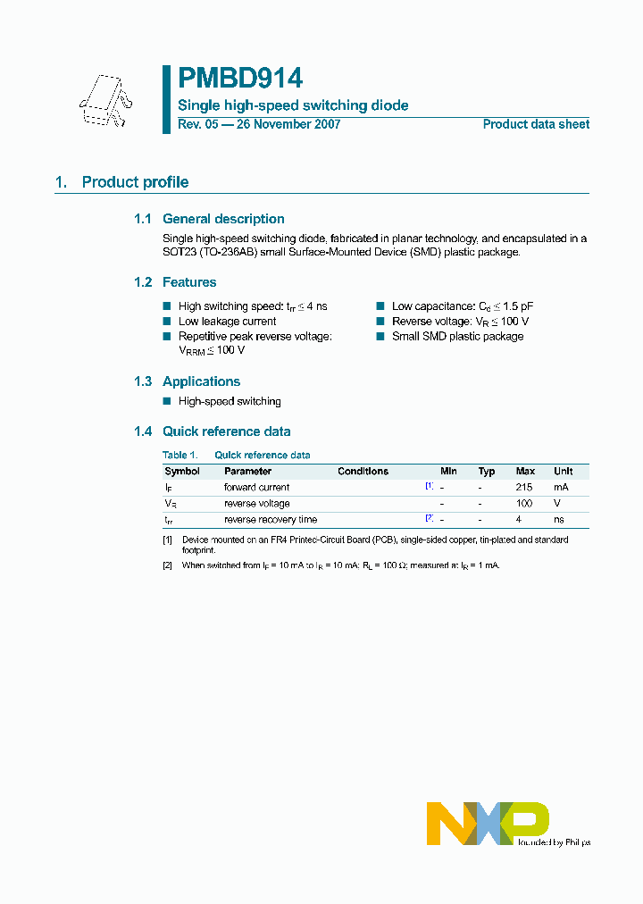 PMBD914_4152544.PDF Datasheet