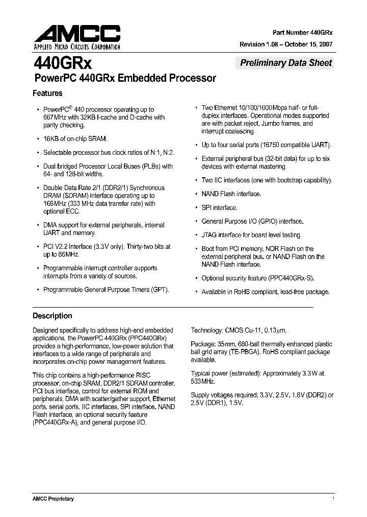 PPC440GRX-NPAFFFTS_4113785.PDF Datasheet