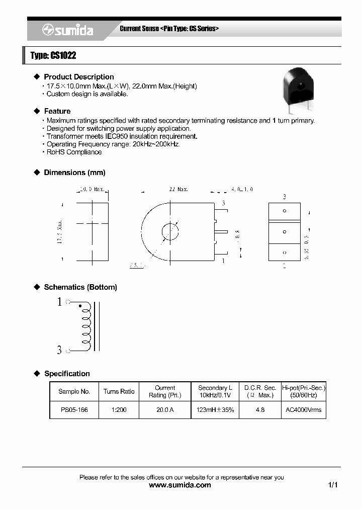 PS05-166_4137241.PDF Datasheet