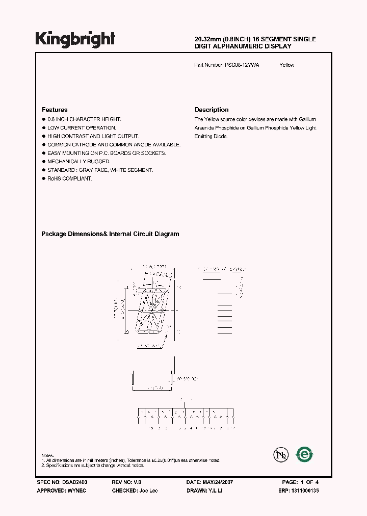 PSC08-12YWA_4163937.PDF Datasheet