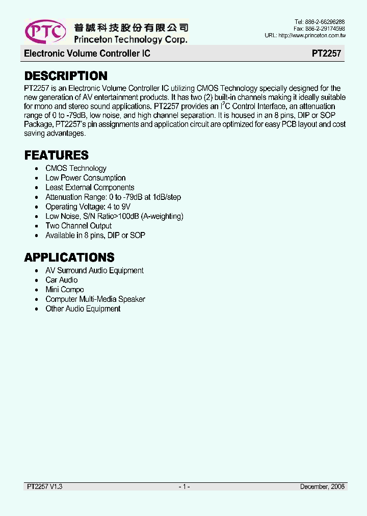 PT2257-SL_4145997.PDF Datasheet