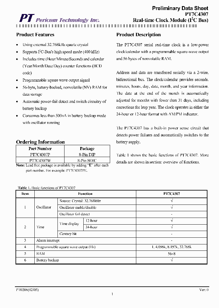 PT7C4307_4146897.PDF Datasheet
