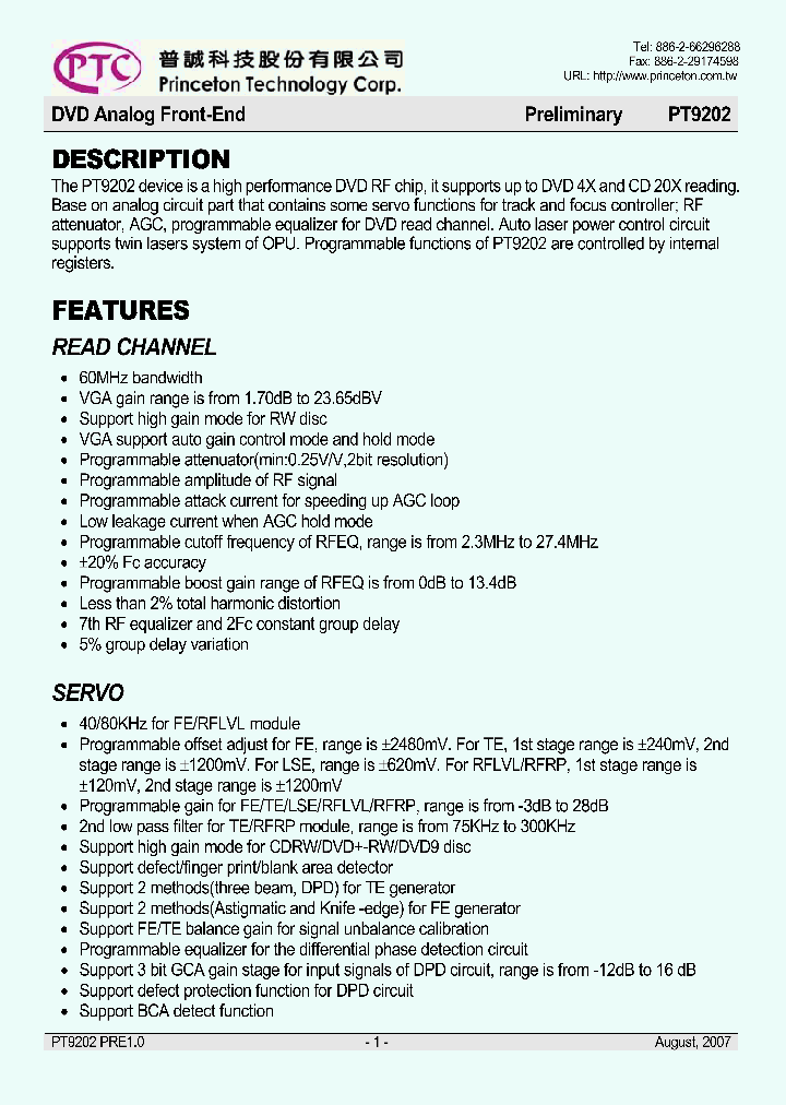 PT9202_4149128.PDF Datasheet