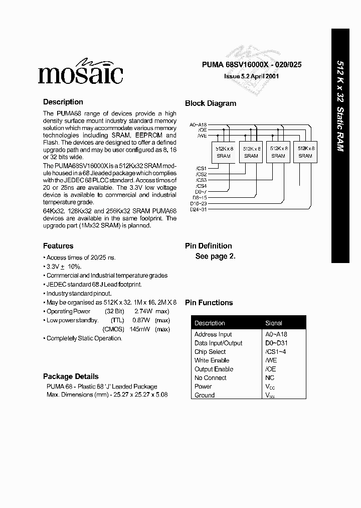 PUMA68SV16000XB-20_4117970.PDF Datasheet