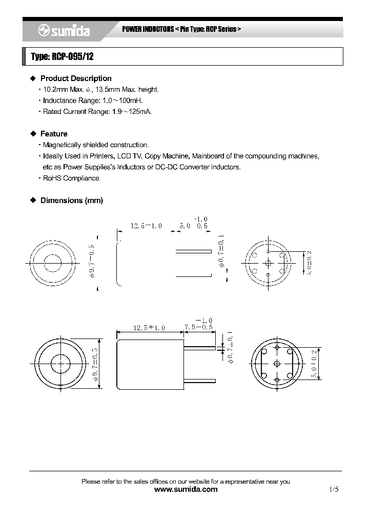 RCP095NP-122J_4136588.PDF Datasheet