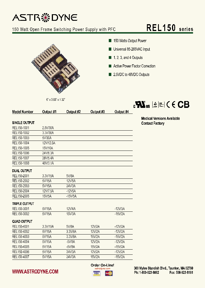REL150-1001_4133931.PDF Datasheet