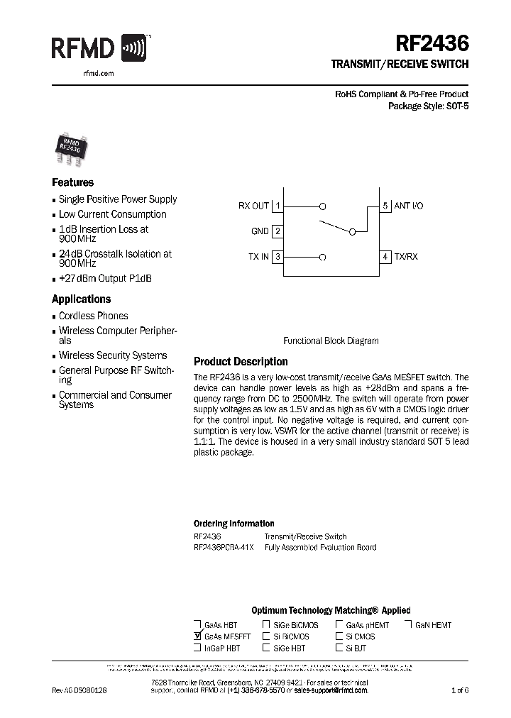 RF2436PCBA-41X_4140180.PDF Datasheet