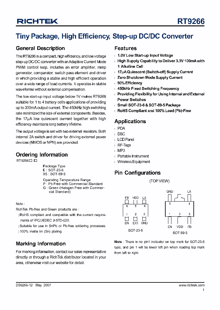 RT9266PE_4115790.PDF Datasheet