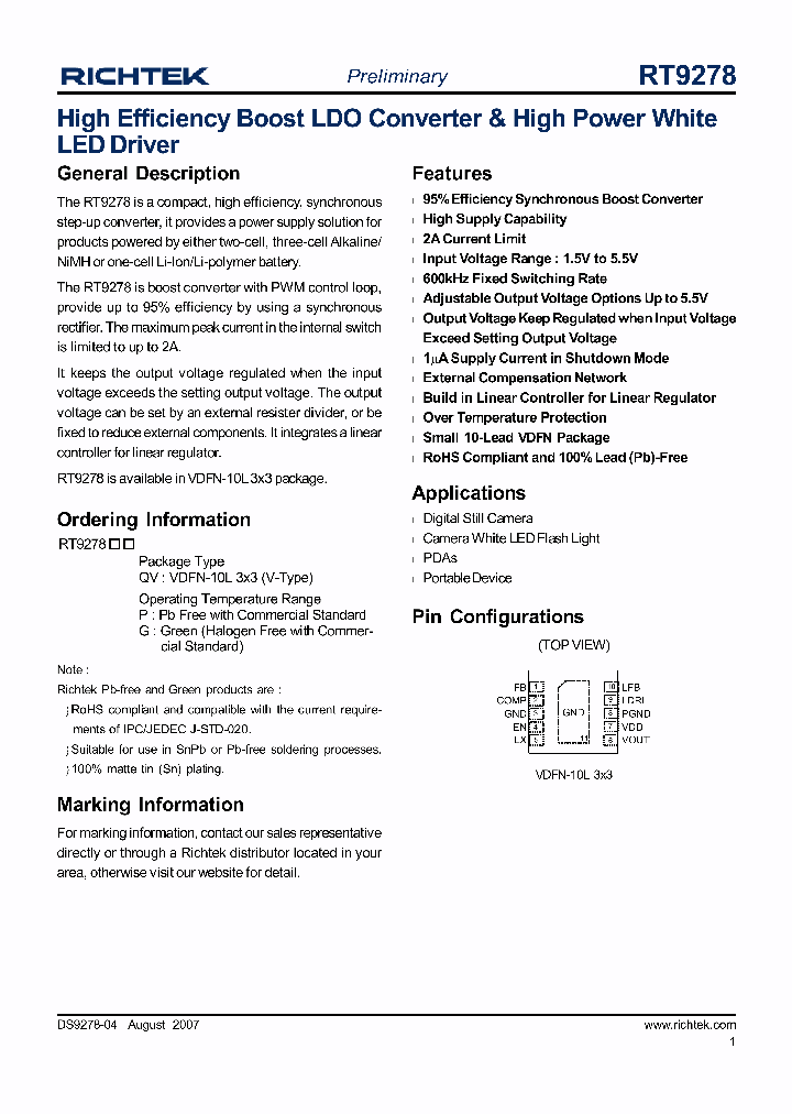 RT9278_4113264.PDF Datasheet