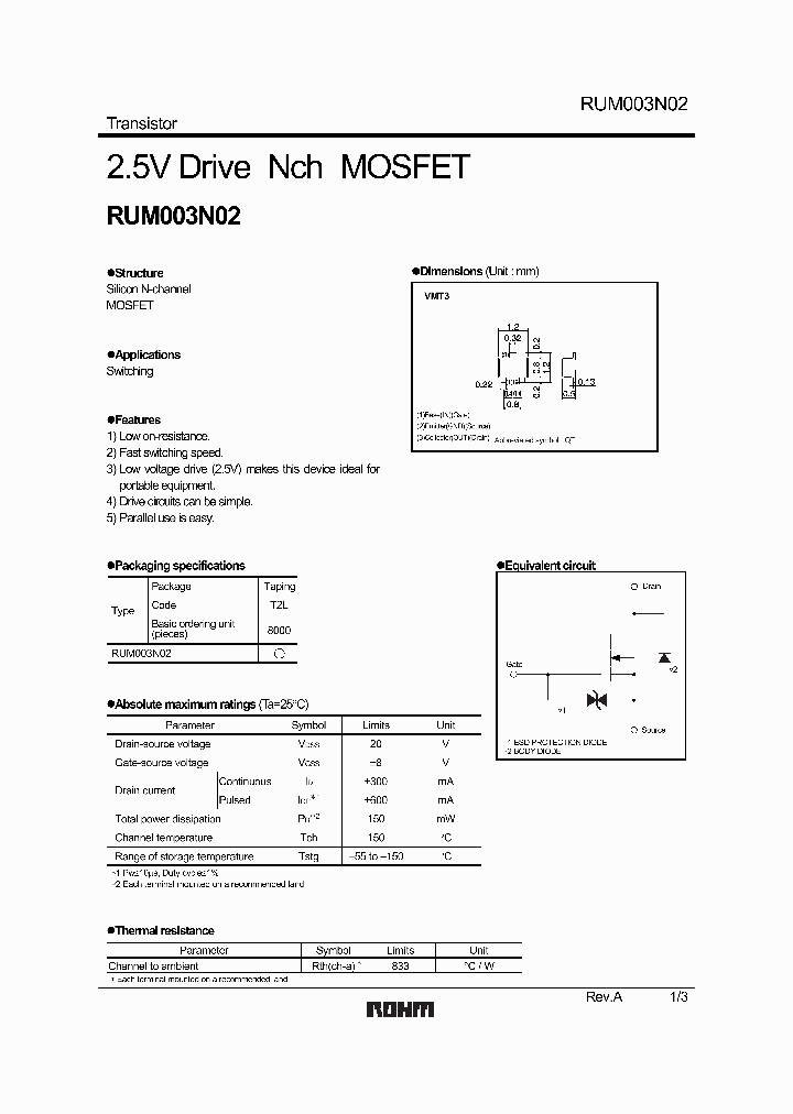 RUM003N02_4137240.PDF Datasheet